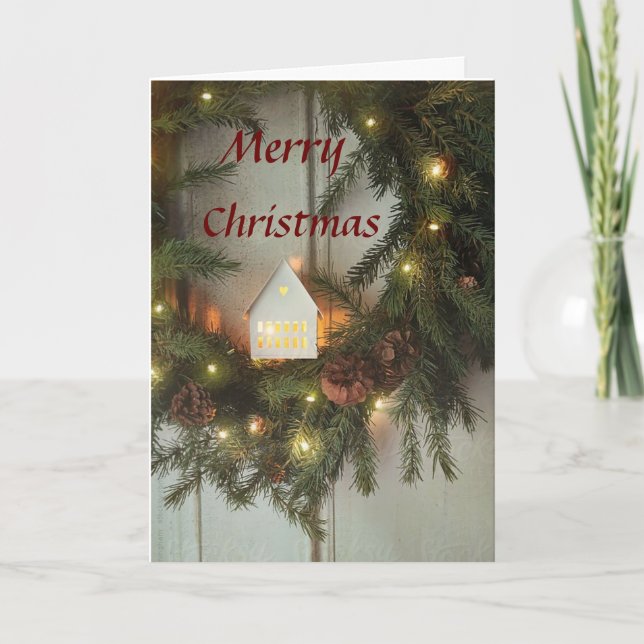 CARTE FAMILLE ET AMI "SONT SI CHERS" À NOËL (Devant)