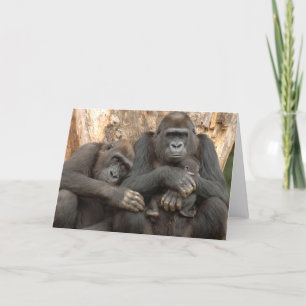 Carte Famille Gorilla