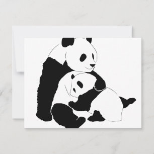 Carte Famille Panda
