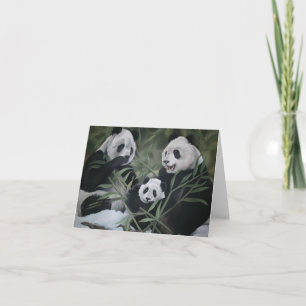 Carte Famille Panda