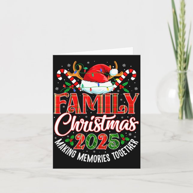 Carte Family Christmas 2025 Matching Pajama Xmas Squad  (Devant)