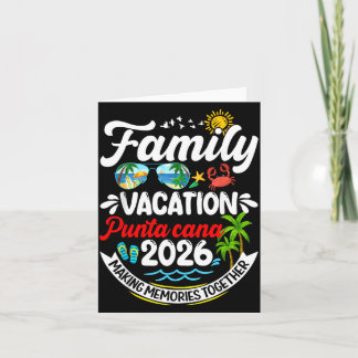 Carte Family Vacation Punta Cana 2026 Making Memories