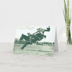 Carte Famous Bucking Bronc Cinq Minutes