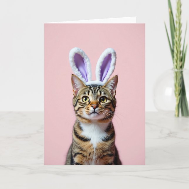 Carte Fancy Feline Friend Card (Devant)