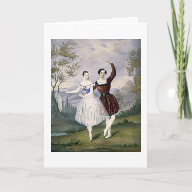 Carte Fanny Cerrito (1817-1909) et Sigr. Guerra, dans (Devant)