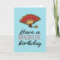 Fantastique Anniversaire mignon Fan Pun drôle Anni