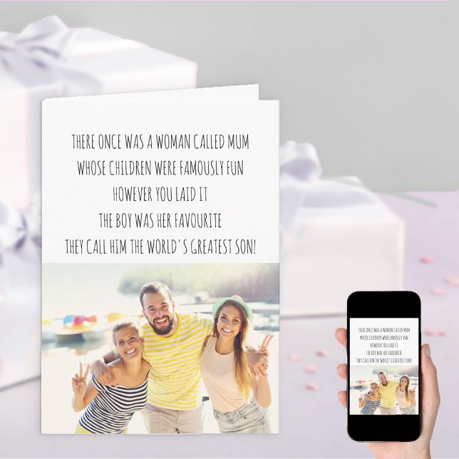 Carte Fantastique Mum Limerick Mondes Le Plus Grand Fils (Créateur téléchargé)