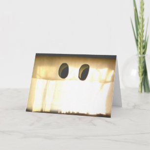 Carte Fantôme déguisé en rideau