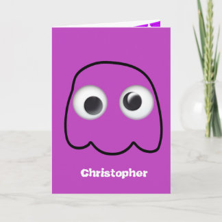 Carte Fantôme personnalisé d'Halloween pour les enfants