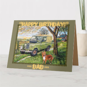 Carte "FARM"~Carte Anniversaire Pour Papa