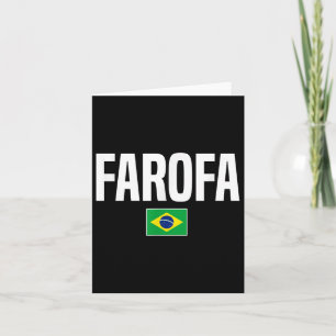 Carte Farofa brésilien Brésil 