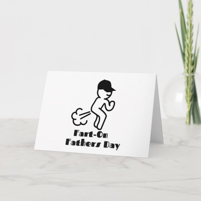 Carte Farting Fête des pères amusant (Devant)
