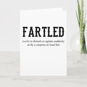 Carte FARTLED plaisanterie Papa Drôle Dire Bureau Artist