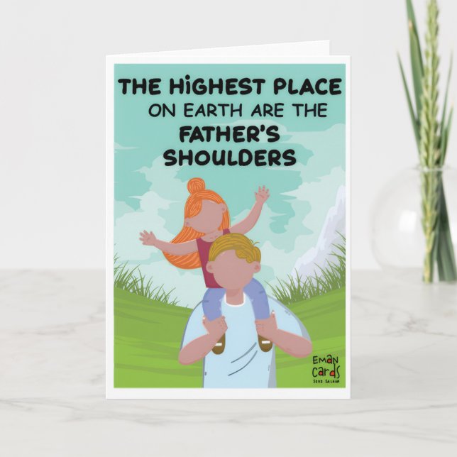 Carte Father's Day - Daughter's Love (Devant)