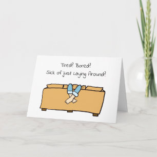 Carte Fatigué, Ennui, Mlle Vous,