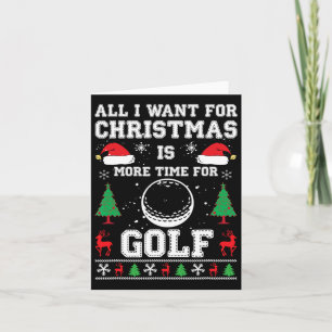 Carte Fausses Chemises de Noël Hommes Fit sec Golf Noël