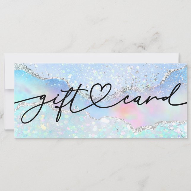 Carte faux certificat cadeau arrière - plan parties scin (Devant)