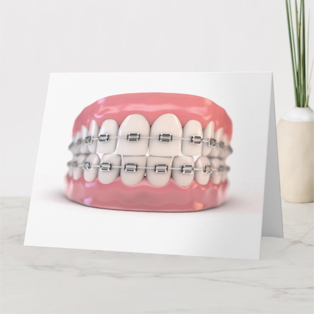 Carte Faux Teeth Set Avec Bracelets (Devant)