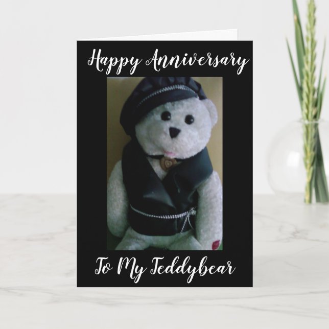 CARTE **FAVORITE CUDDLER & NOUNOURS** JOYEUX ANNIVERSAIR (Devant)