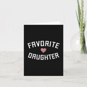 Carte Favorite Fille Famille Réunion Fille Amusante
