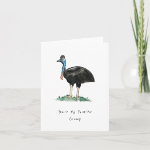 Carte Favorite Grump Folded Note Card