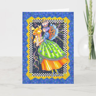 Carte fée d'anniversaire