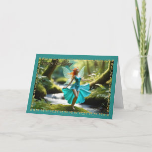 Carte Fée dansante par Stream Young Girl's Birthday Card