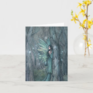 Carte Fée de la forêt sombre Art mystique Intérieur vide