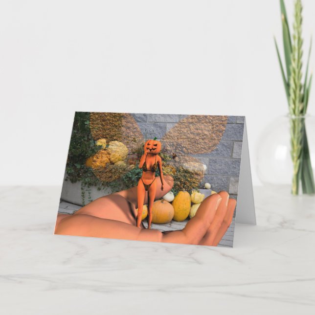 Carte Fée d'Halloween (Devant)