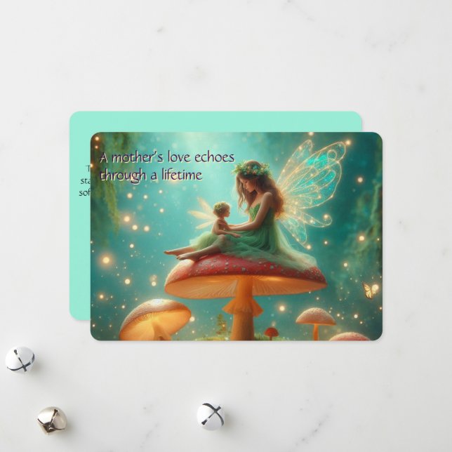 Carte Fée Fée personnalisée (Devant/Arrière en situation)