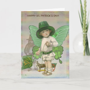 Carte Fée petite du jour de St Patrick petite