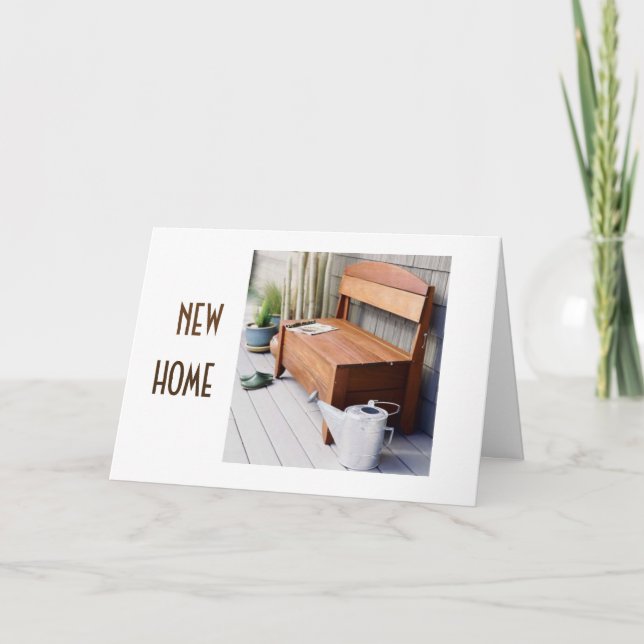 CARTE FÉLICITATION POUR VOTRE "NOUVELLE MAISON" (Devant)