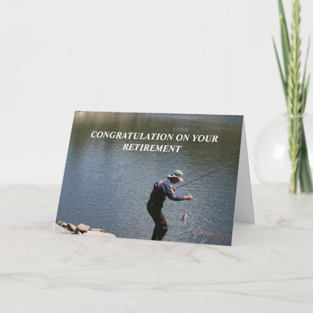 CARTE FÉLICITATION SUR VOTRE RETRAITE (Devant)