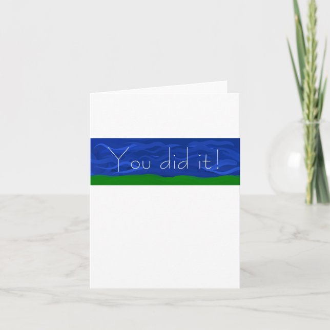 Carte Félicitations ! (Devant)