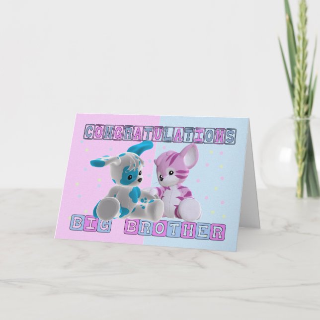 Carte Félicitations à Big Brother (Devant)