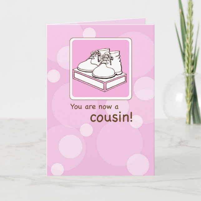 Carte Félicitations à Girl Cousin (Devant)