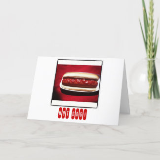 Carte Félicitations à Hot Dog