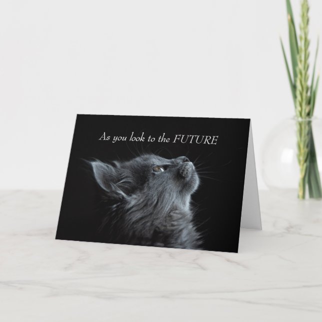 Carte Félicitations à la Graduation Cute Cat (Devant)