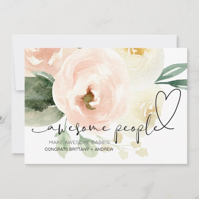 Carte Félicitations à la grossesseCadeau pour soeur Nouv (Devant)