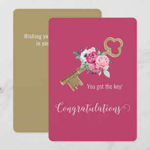 Carte Félicitations à la maison Nouveau propriétaire Mod