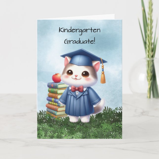 Carte Félicitations à la petite fille de la maternelle (Devant)