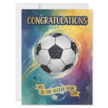 Félicitations à la star du football