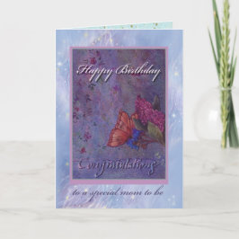 Carte Félicitations à maman pour être anniversaire