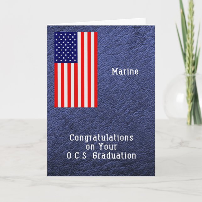Carte Félicitations à Marine OCS School pour son diplôme (Devant)