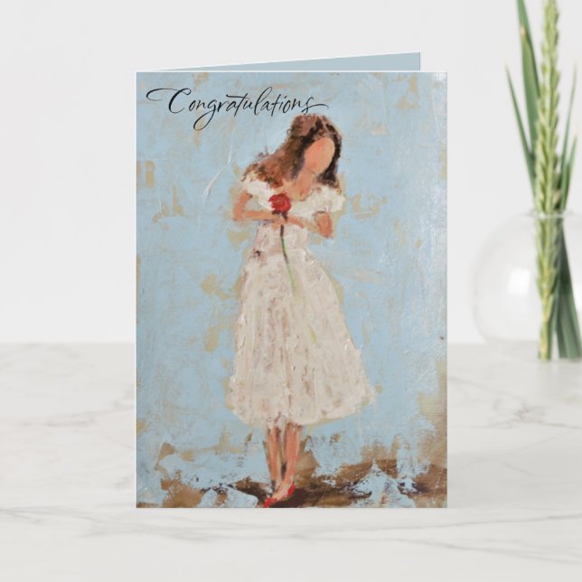 Carte Félicitations à votre fiançailles (Devant)