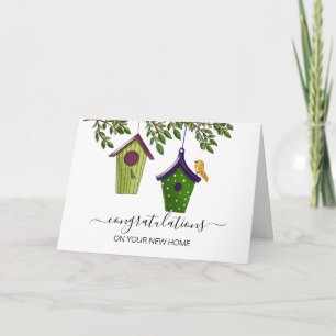 Carte félicitations à votre nouvel agent immobilier