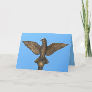 Carte Félicitations : Aigle & Ciel Bleu