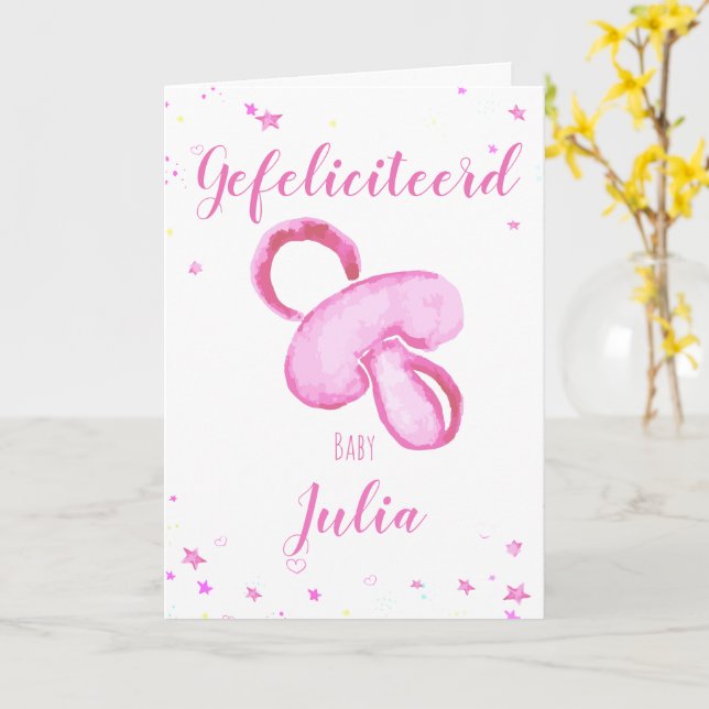 Carte Félicitations anniversaire de l'anniversaire de la (Fleur jaune)