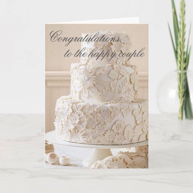 Carte Félicitations au couple heureux (Devant)