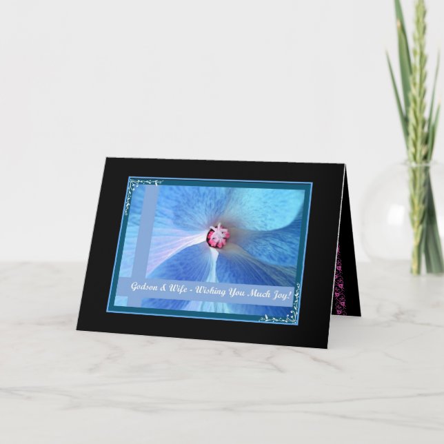 Carte Félicitations au Mariage GODSON (Devant)